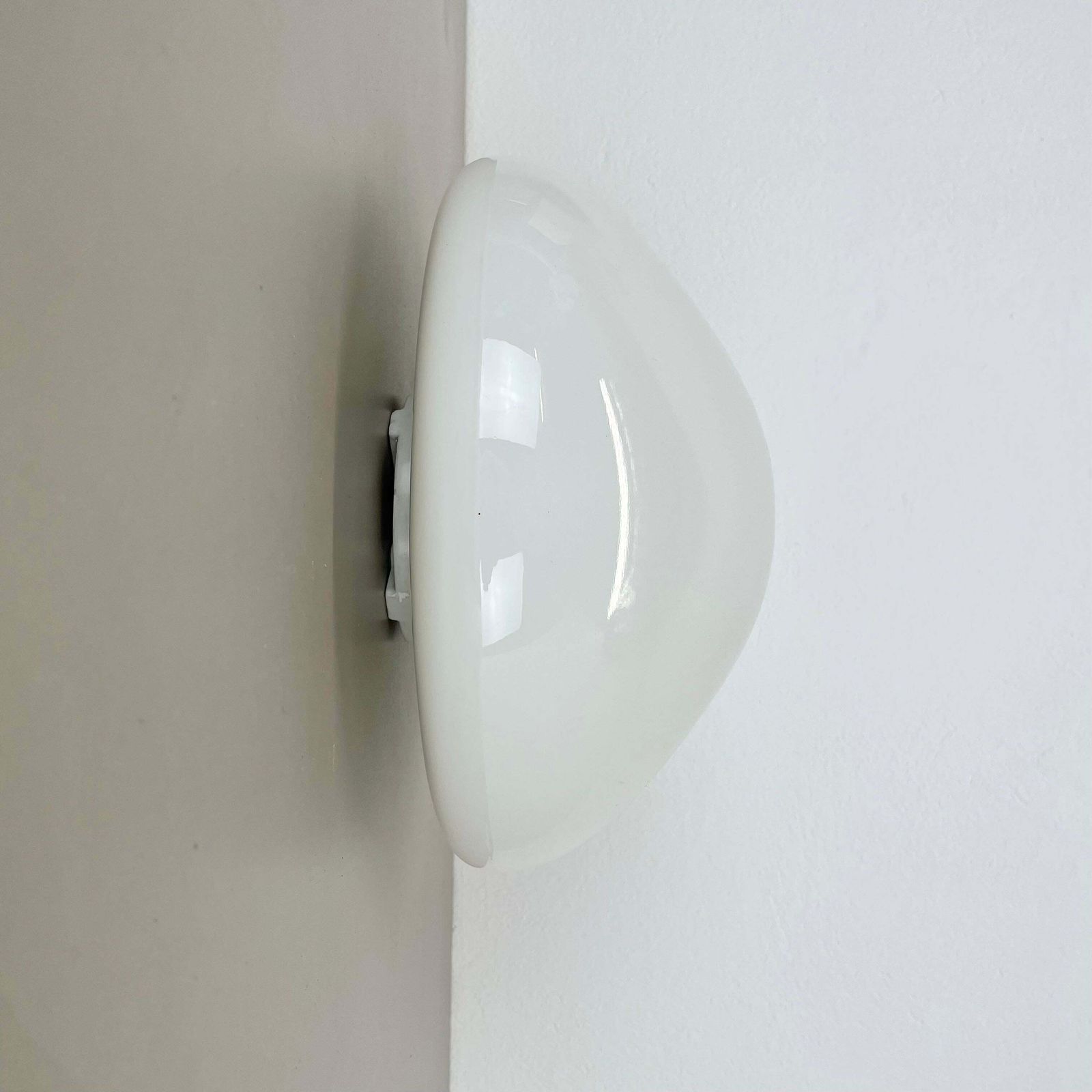 30cm Glass Ceiling Wall Light "Wv339" By Wilhelm Wagenfeld Lindner Germany, 1960 photo furniture
