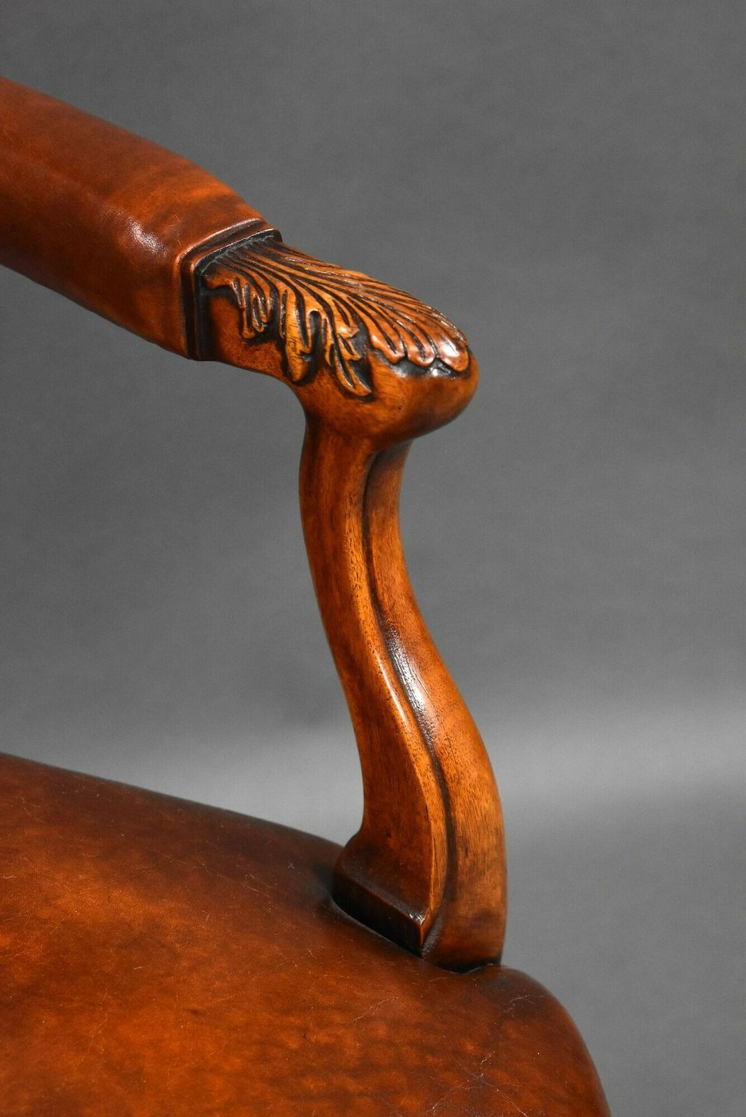 Furniture Set Of 7 Hand Dyed Leather Armchairs photo
