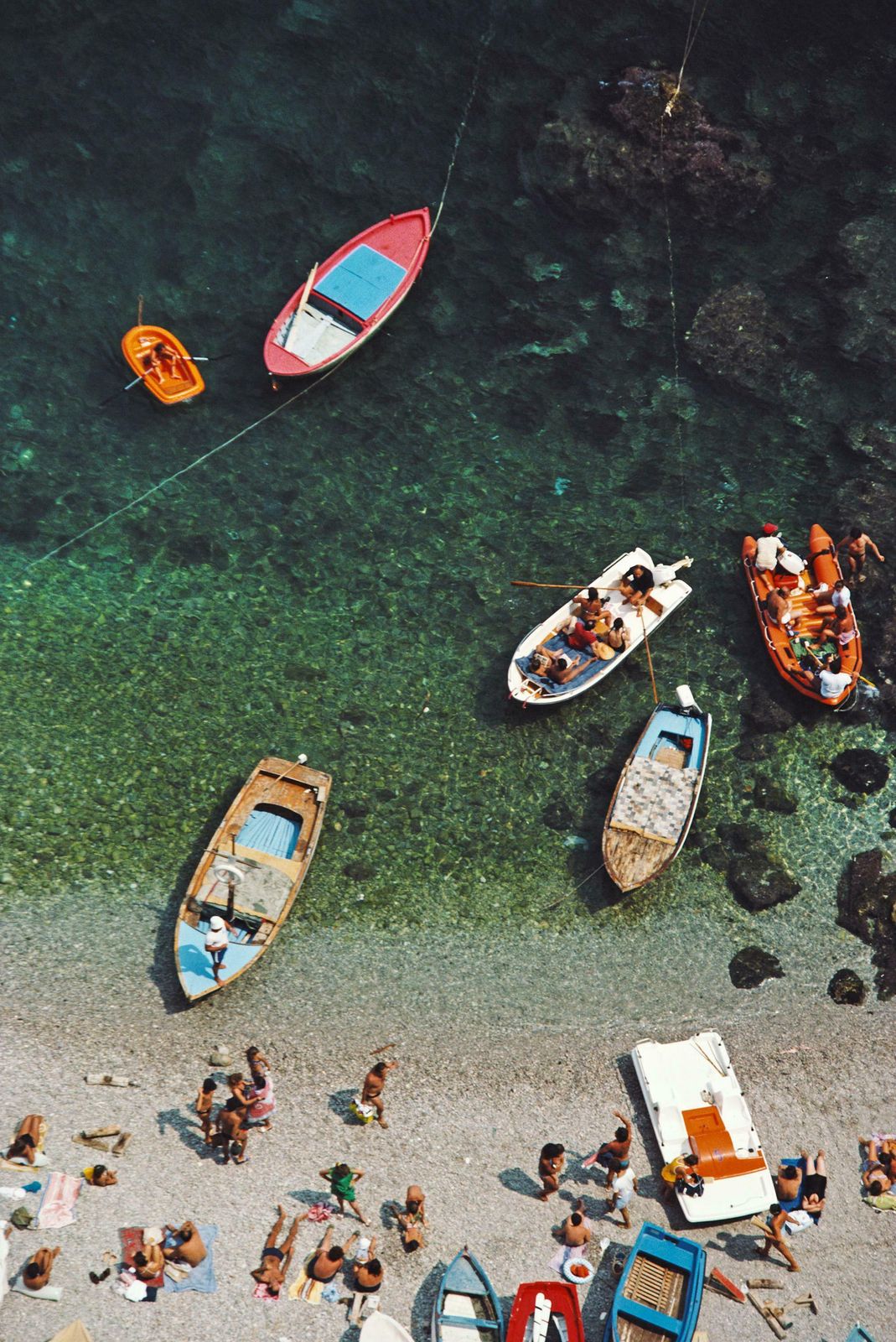 Conca Dei Marini Bay, 1984 By Slim Aarons