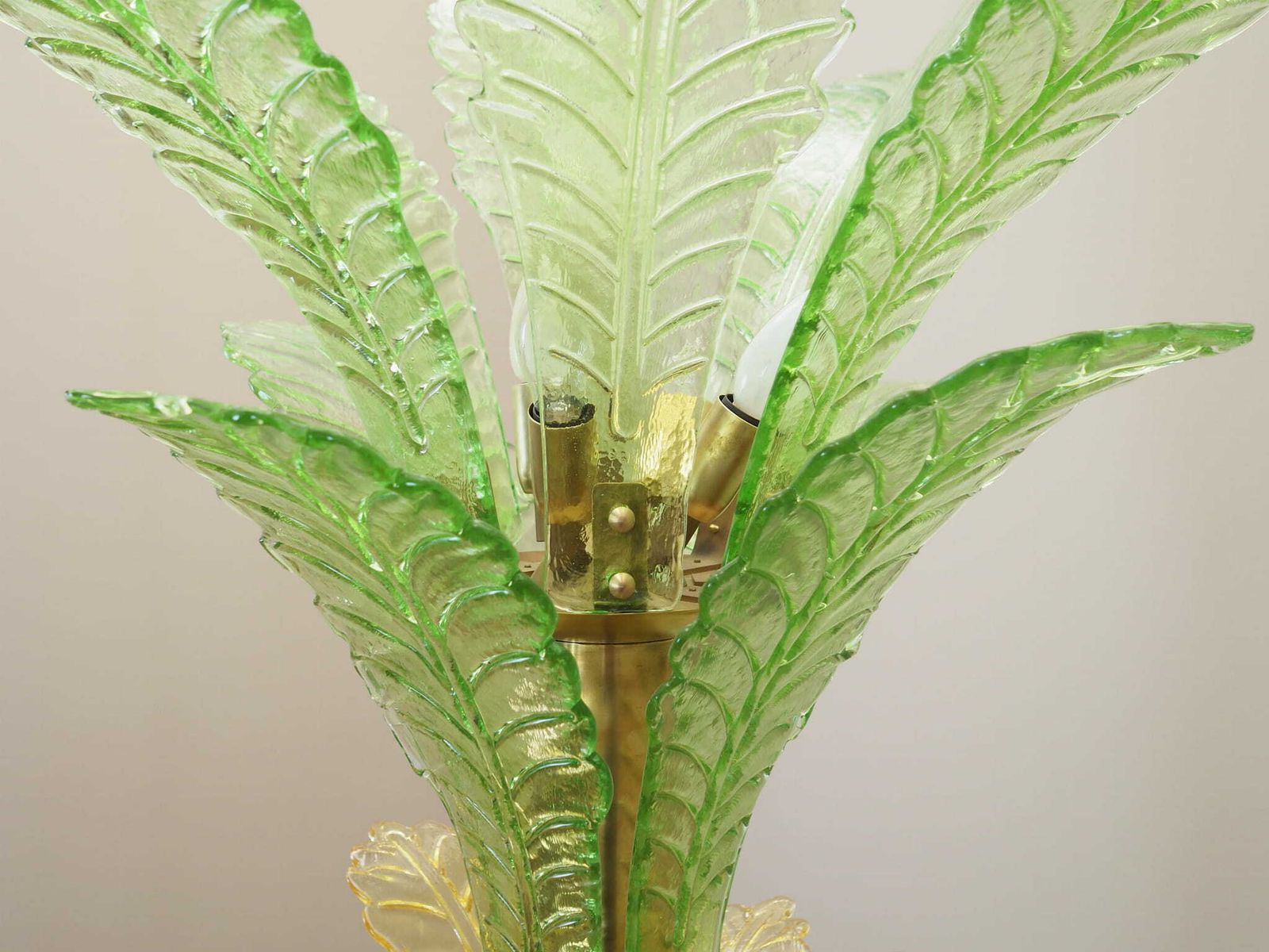 Palma Lamp, Murano Glas, Italiaans Design, Jaren 1970, Productie: Italië photo Verlichting