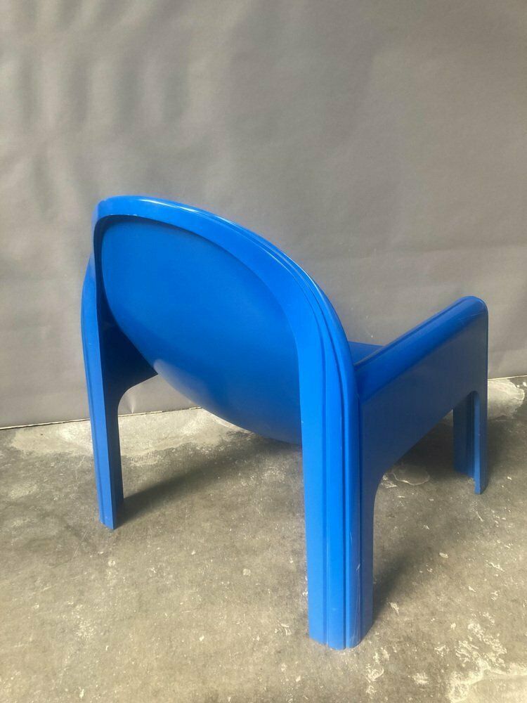 Blue Model 4794 Armchair By Gae Aulenti For Kartell, 1974 photo Furniture