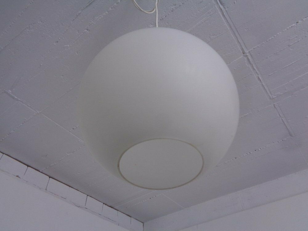 photo furniture Opaline Glass Satellite Pendant Lamps By Vilhelm Wohlert For Louis Poulsen, 1960s, Set Of 2