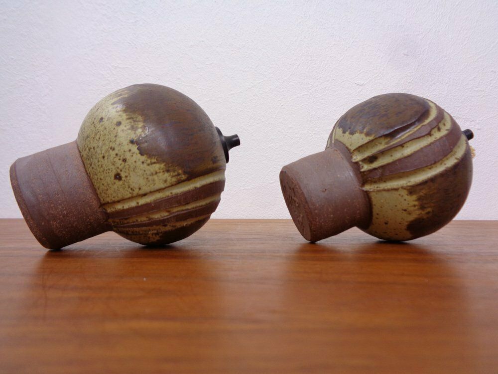 376.0 Ceramic Oil Table Lamps By Aage Würtz, 1970s, Set Of 3 photo