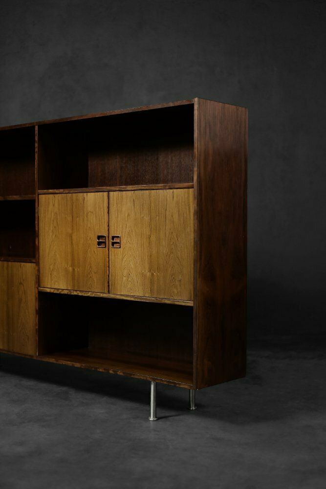 photo for sale Mid Century Scandinavian Modern Rosewood Highboard With Bar By æ. Jensen & T. Mølholm For Herning, 1960s