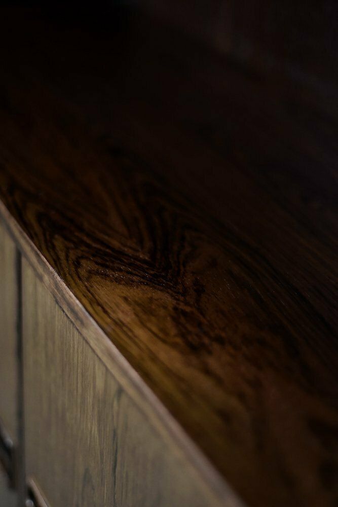 photo vintage Mid Century Scandinavian Modern Rosewood Highboard With Bar By æ. Jensen & T. Mølholm For Herning, 1960s