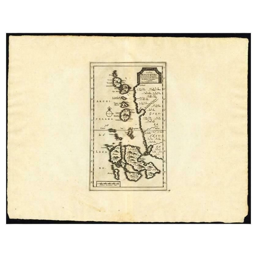 Antique Map Of The Maluku Islands By Van Der Aa, 1725