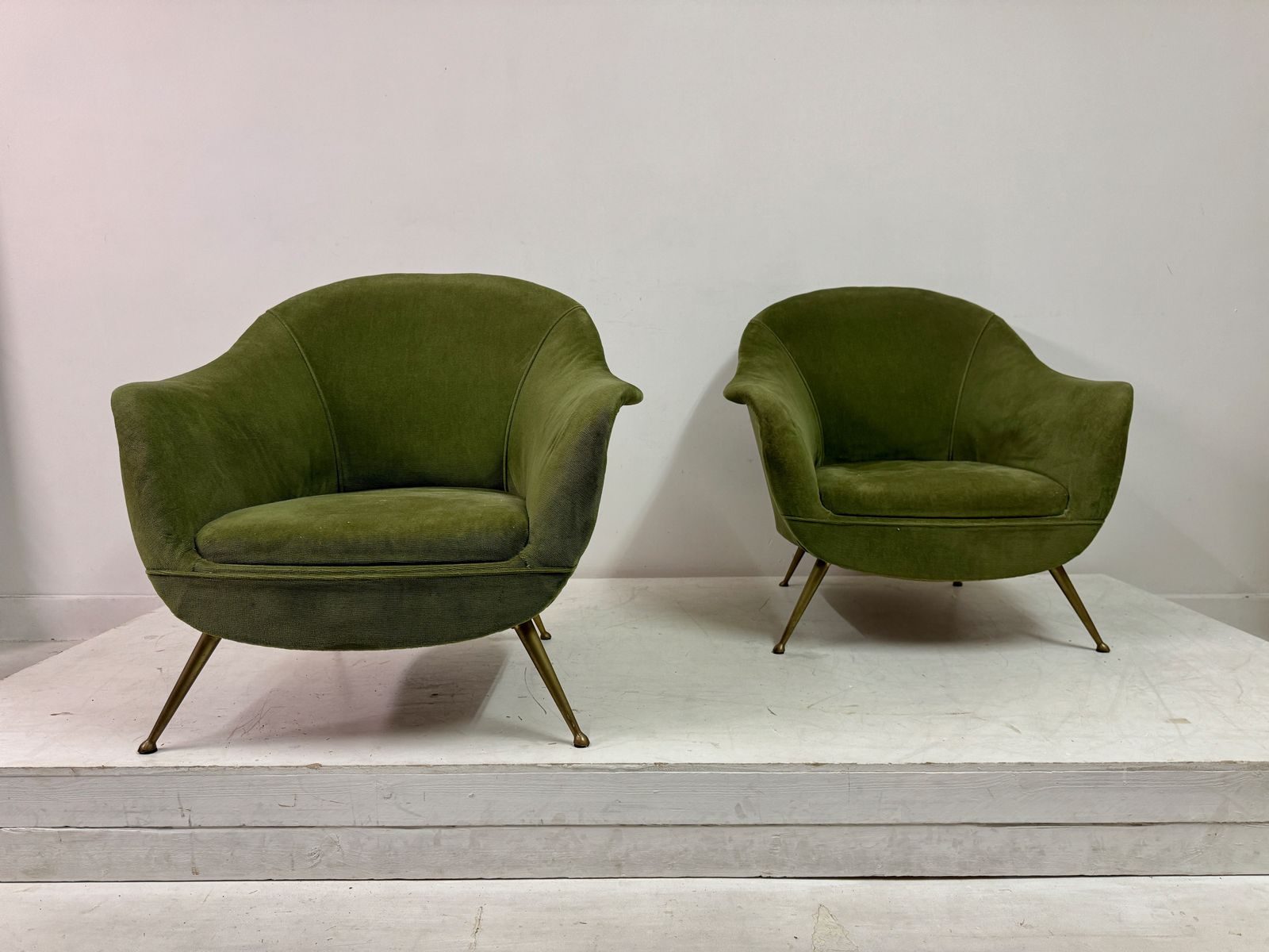photo for sale Pair Of 1960s Italian Armchairs