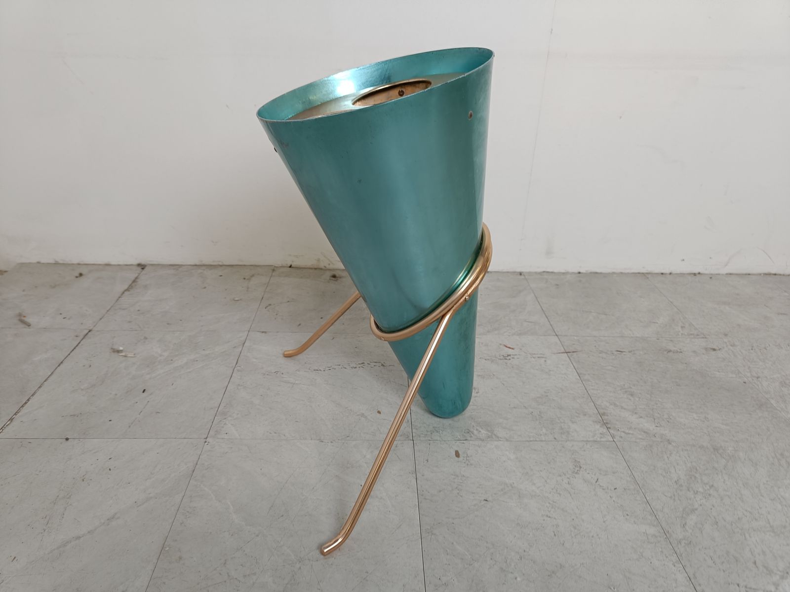 photo furniture Ettore Sottsass Umbrella Holder For Rinnovel Italy 1950's