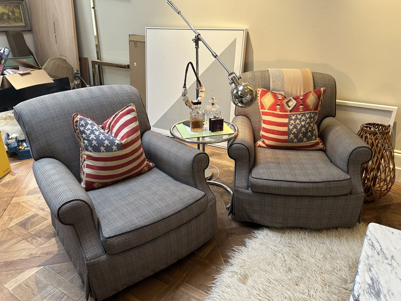 Ralph Lauren Pair Of Armchairs