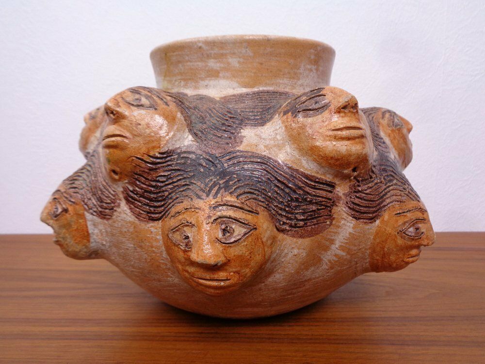 Studio Ceramic Vase By Dolores Porras, Mexico, 1990s photo buy