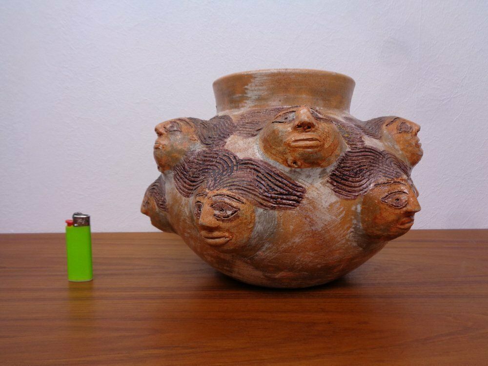 photo furniture Studio Ceramic Vase By Dolores Porras, Mexico, 1990s