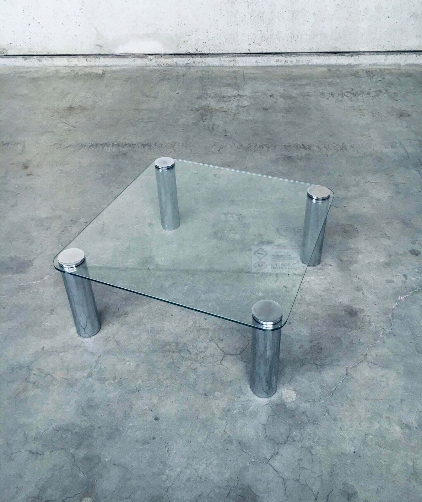 Marcuso Model Modernist Design Coffee Table, Italy 1970's photo vinterior