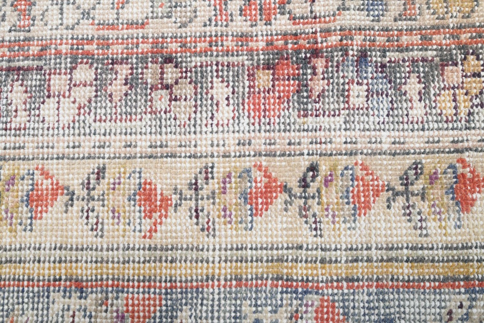 4.2x7.1 Ft Handmade Turkish Vintage Area Rug, Oushak Area Rug, Wool Rug, Living Room Rug, Bedroom Rug, Antique Rug, 4x7 Rug, Farmhouse Decor photo vinterior
