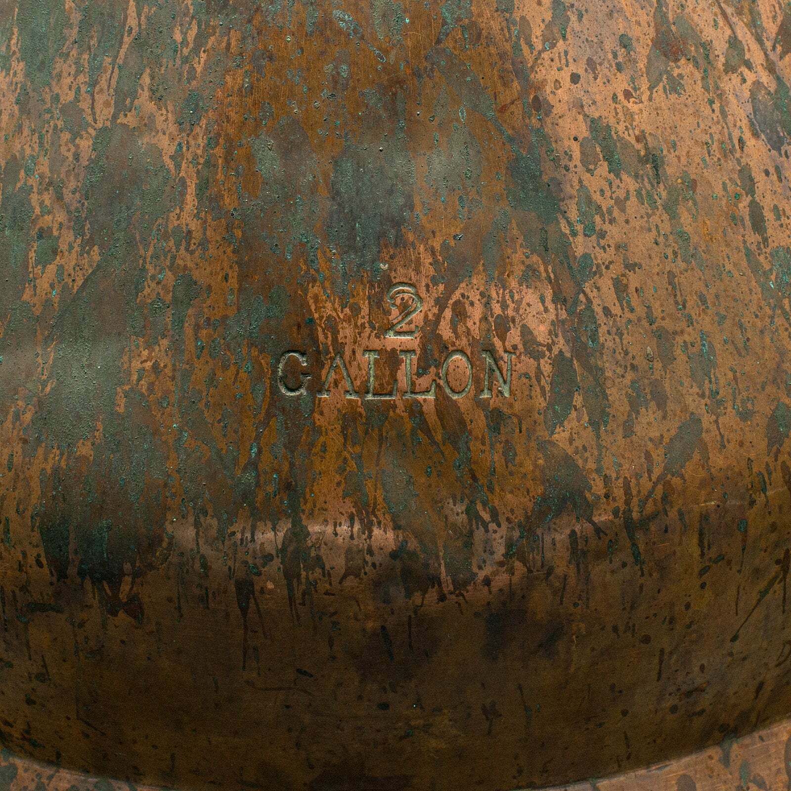 Large Antique Serving Jug, English, Copper, 2 Gallon Ewer, Victorian, Circa 1880 photo vintage