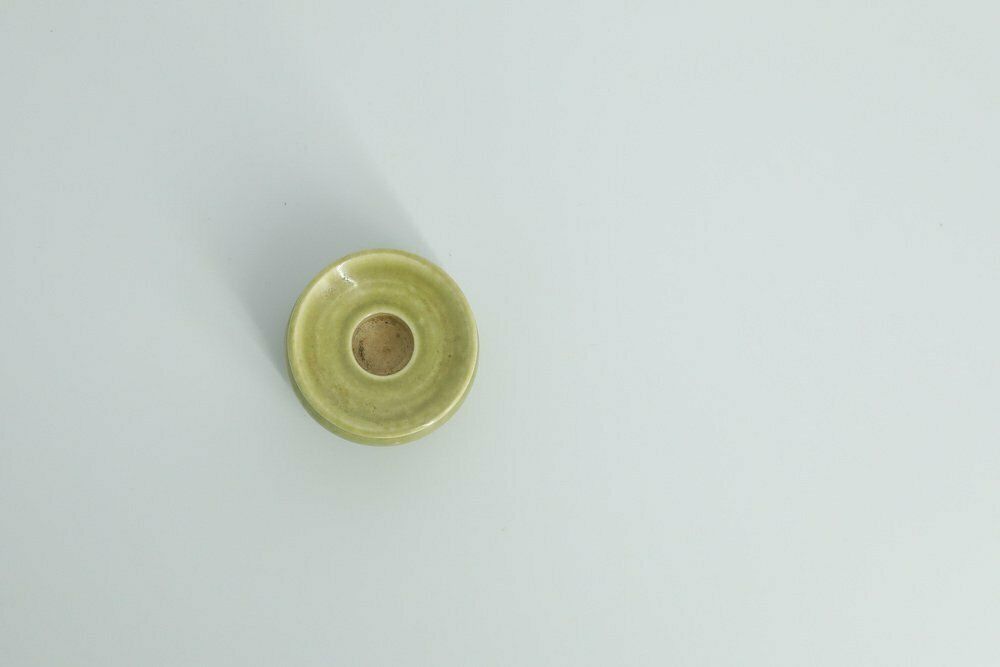 Small Mid Century Scandinavian Modern Collectible Stoneware Candleholder From Gunnars Ceramics Höganäs, 1960s photo furniture