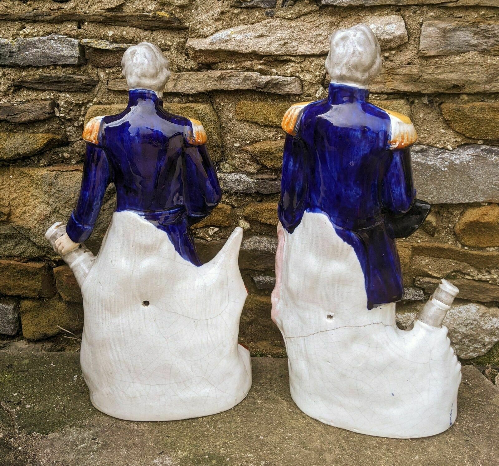 Home Decor Rare Pair Of Staffordshire Figures Napier & Dundas photo