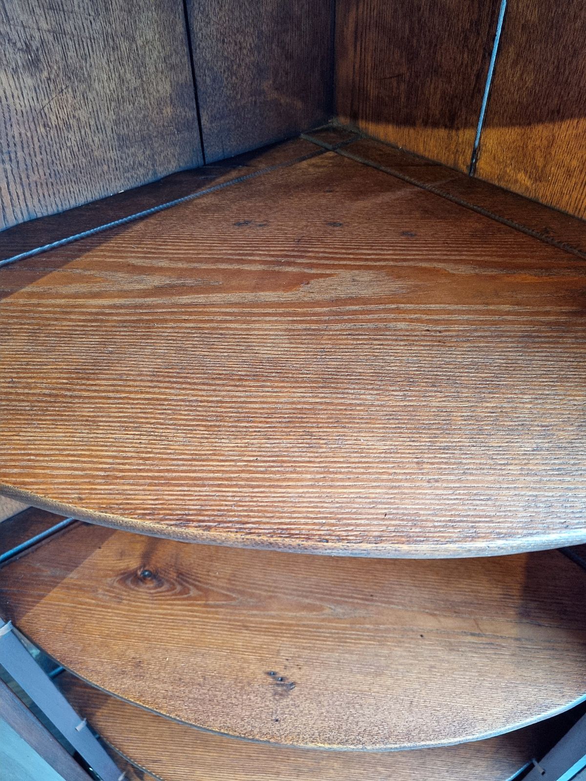Antique George III Mahogany Hanging Bow Front Corner Cabinet Apothecary photo 600.0