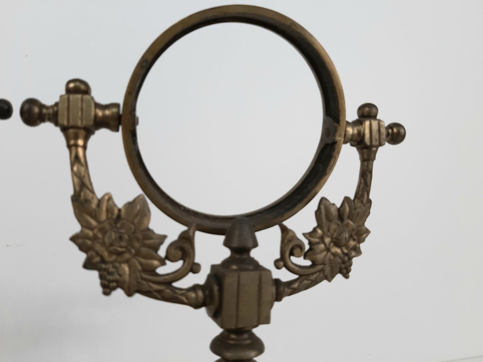 Ornate Early 20thc Brass Mirror / Picture Frames And Stands photo for sale