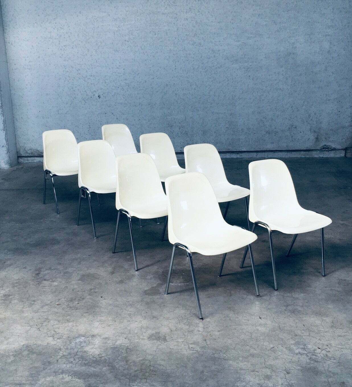 "Orly" Stapelstoelen Van Bruno Pollak Voor Sulo, Duitsland 1979 photo vinterior
