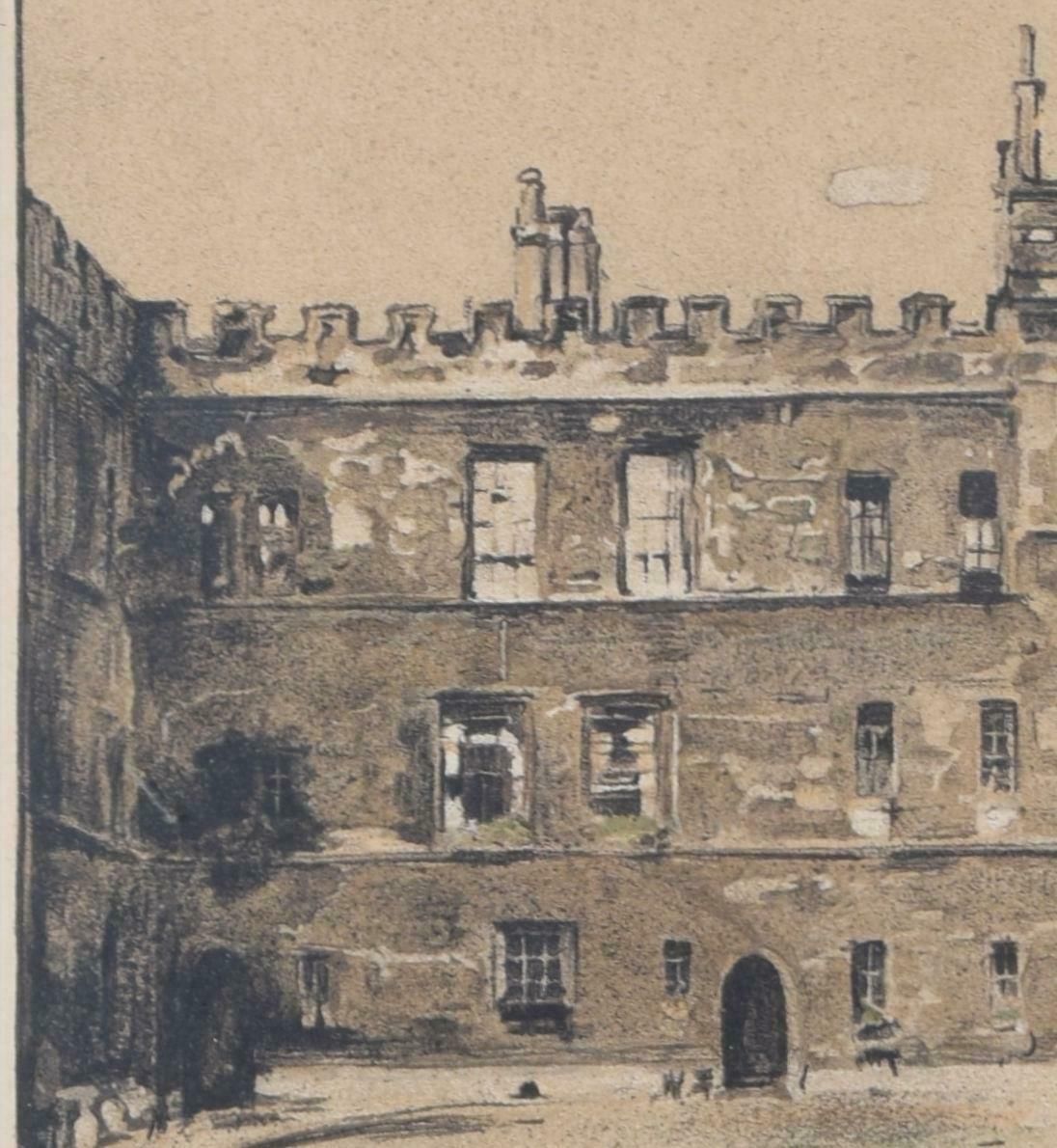 William Nicholson New College, Oxford Lithograph By William Nicholson 1902   1904 photo for sale