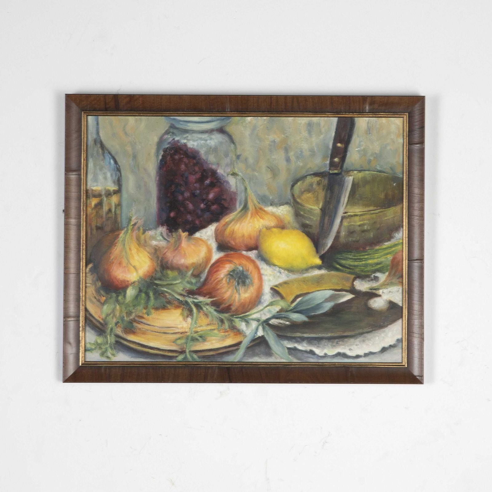 20th Century Oil On Board Still Life Painting