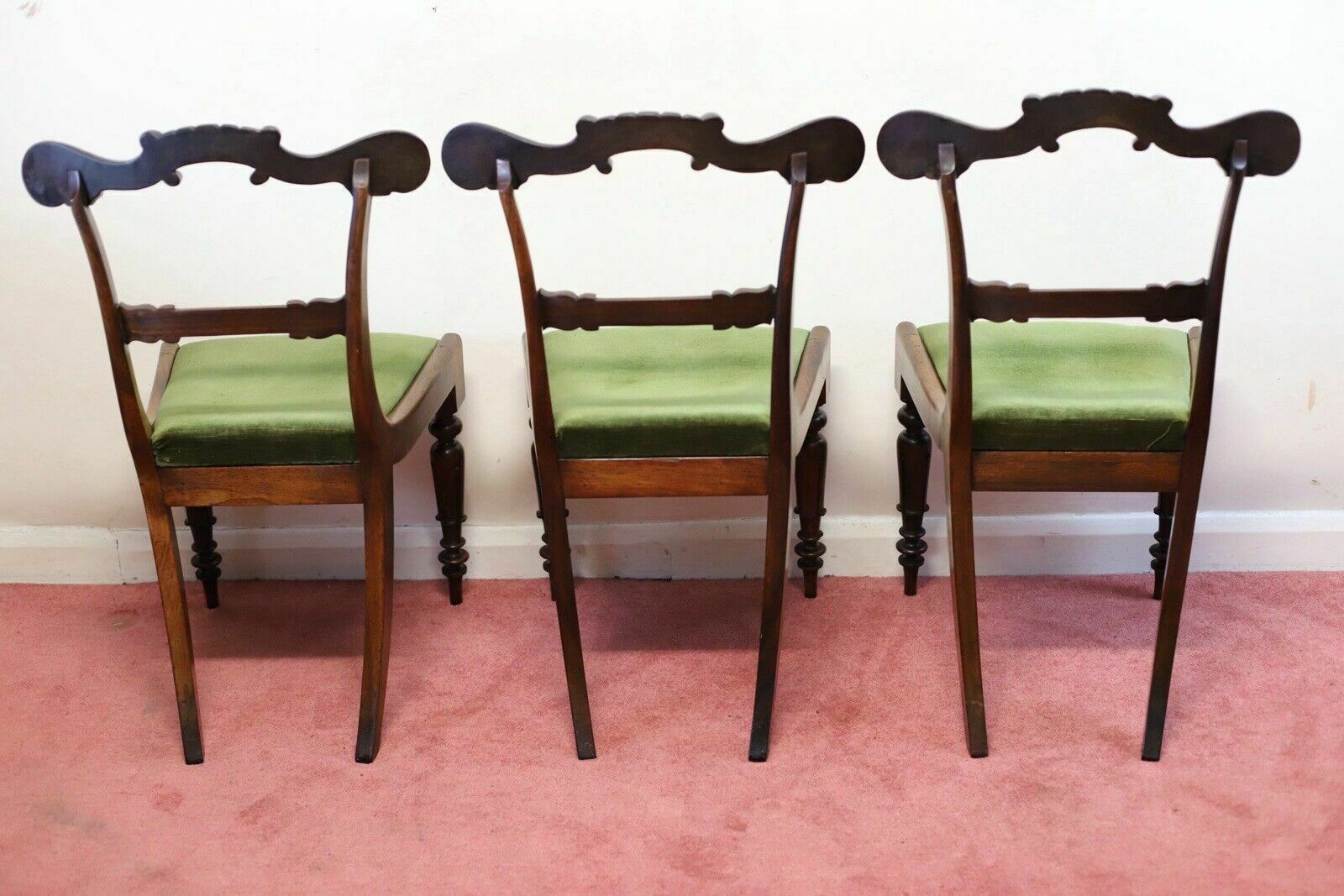 Lovely Set Of Six George IV Rosewood Dining Chairs photo 1395.0