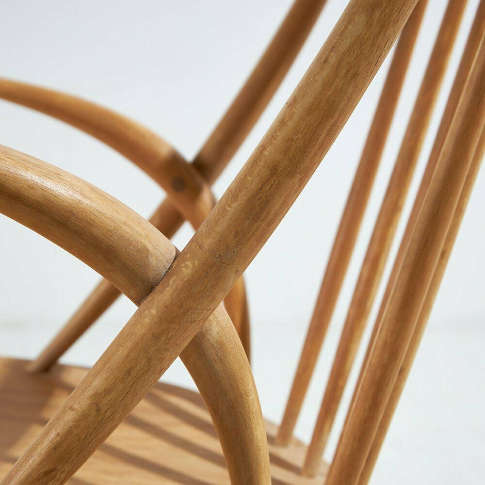 photo for sale Beech Iw3 Rocking Chair By Illum Wikkelsø For Niels Eilersen, 1960s