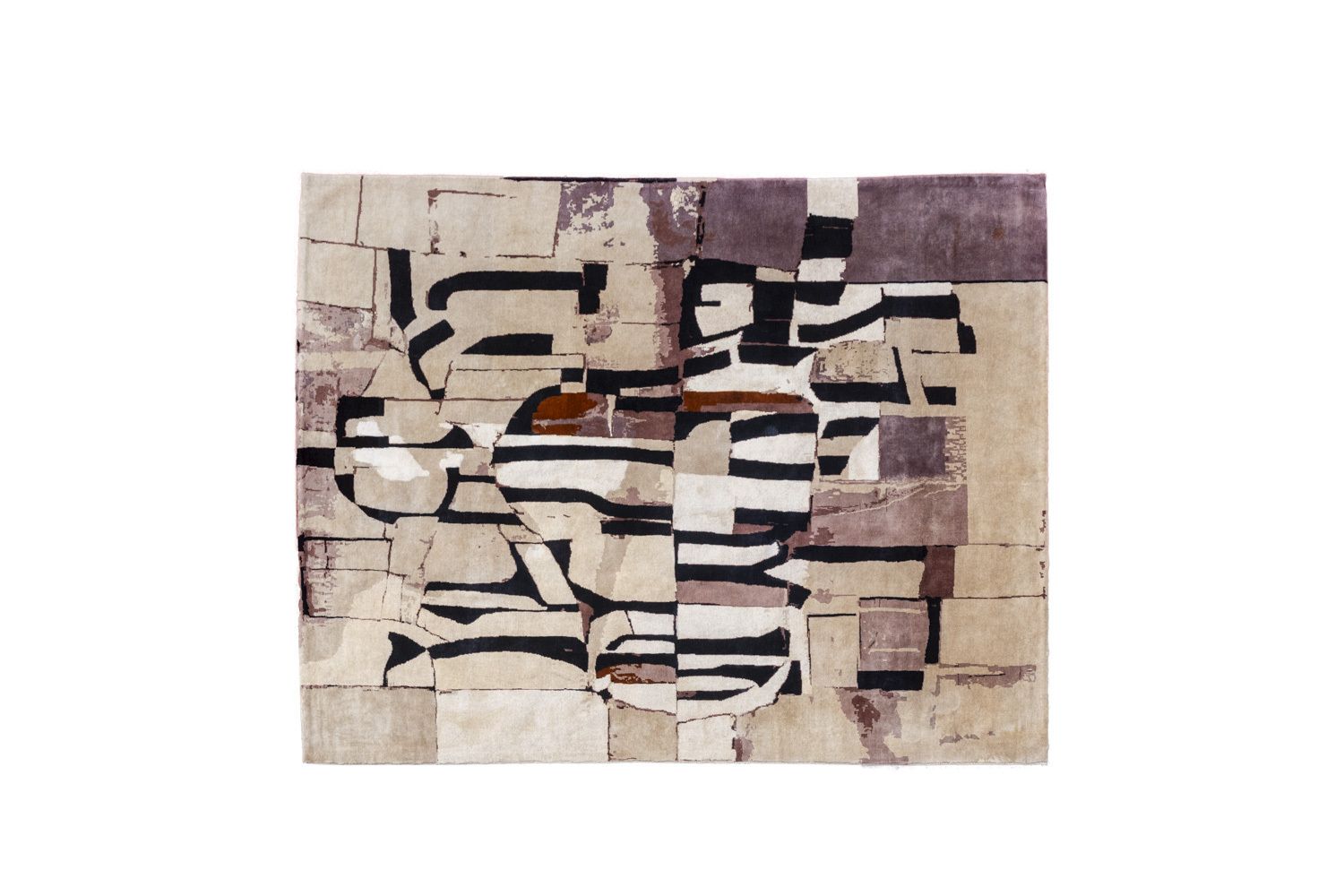 Hand Woven Tapestry, In Beige And Old Pink Tones. Year 2023.