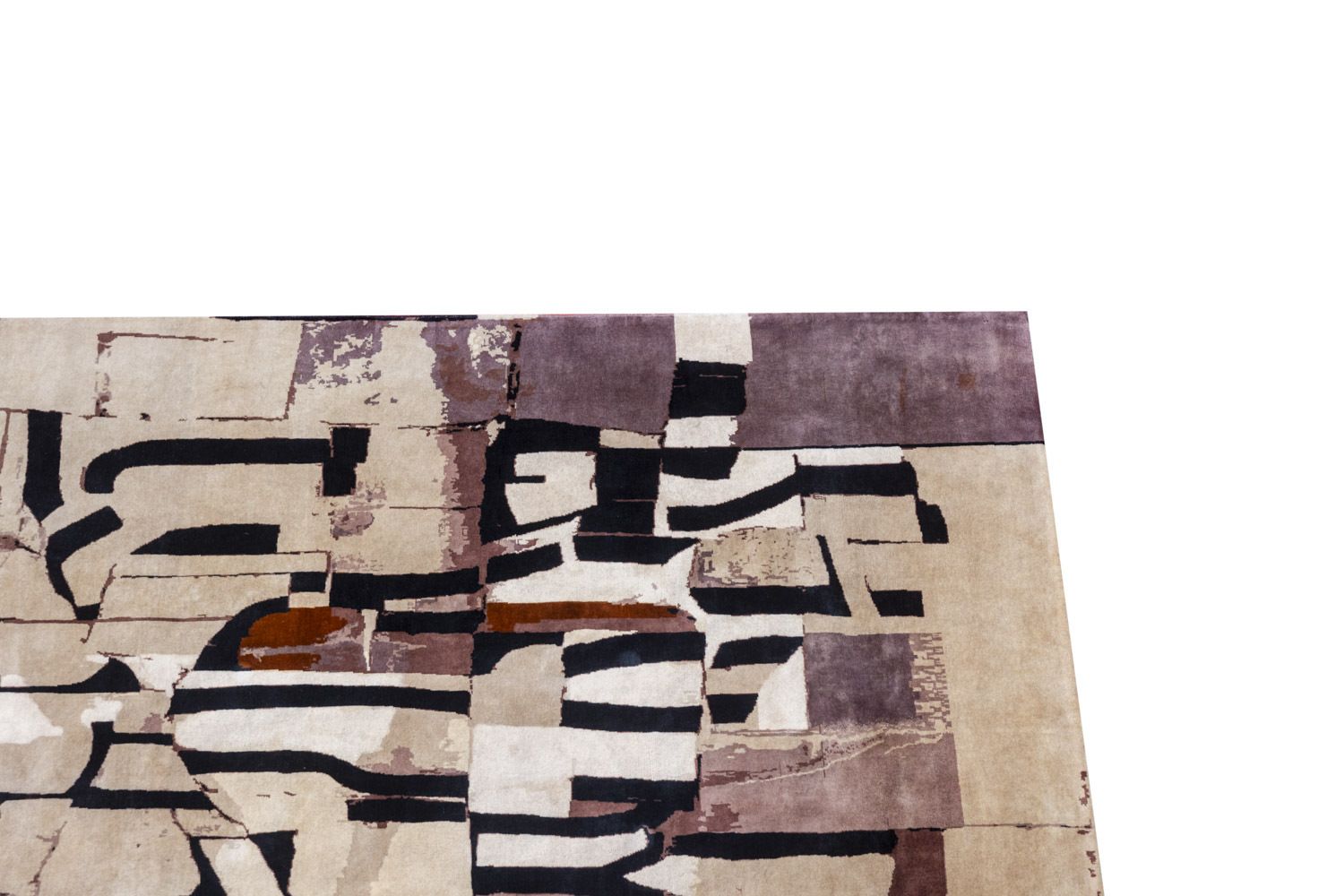 Hand Woven Tapestry, In Beige And Old Pink Tones. Year 2023. photo for sale