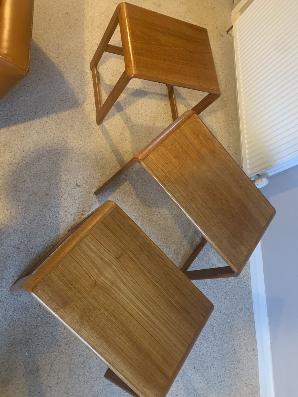 Mid Century Teak Nest Of Tables C 1970 photo furniture