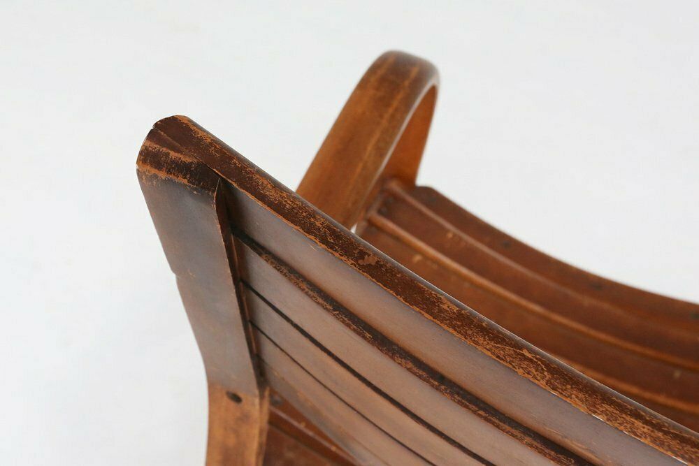 874.0 Art Deco Wooden Armchair, 1930s photo