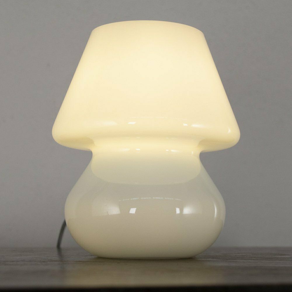 photo for sale Italian Murano Glass Mushroom Lamps, 1990s, Set Of 2