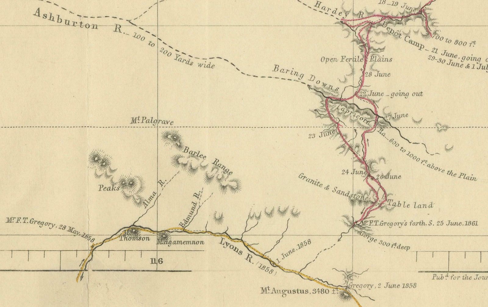 Gregory's 1861 Expedition Into The North West Of Australia, 1862 photo furniture