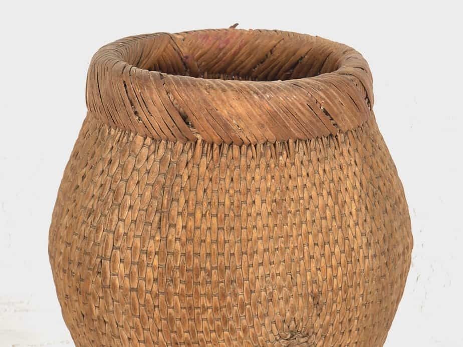 Antique Fisherman’s Basket, 1900s photo for sale