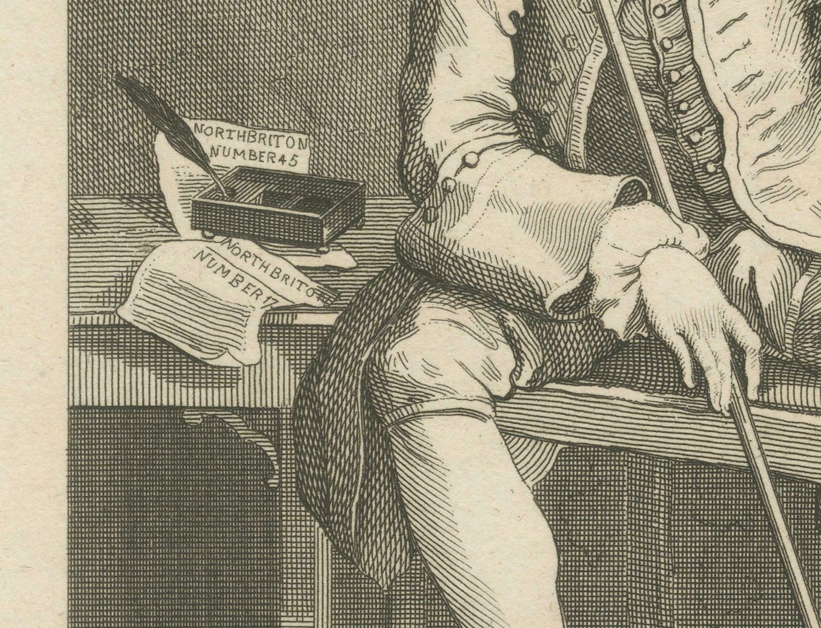 Satirical Vision Of John Wilkes   Champion Of Liberty, Ca. 1820 photo for sale