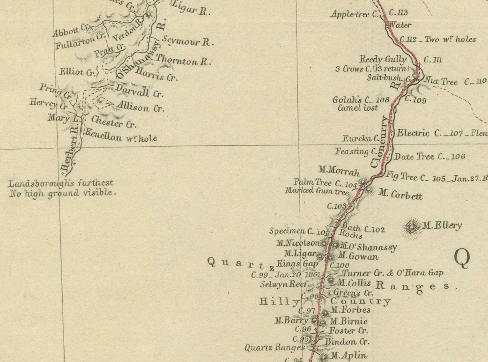 The Fateful Track Of The Burke And Wills Expedition In Australia's Outback, 1862 photo furniture