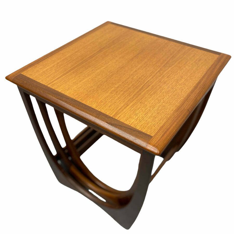 Midcentury Teak Nesting Tables Victor Wilkins G Plan photo vinterior