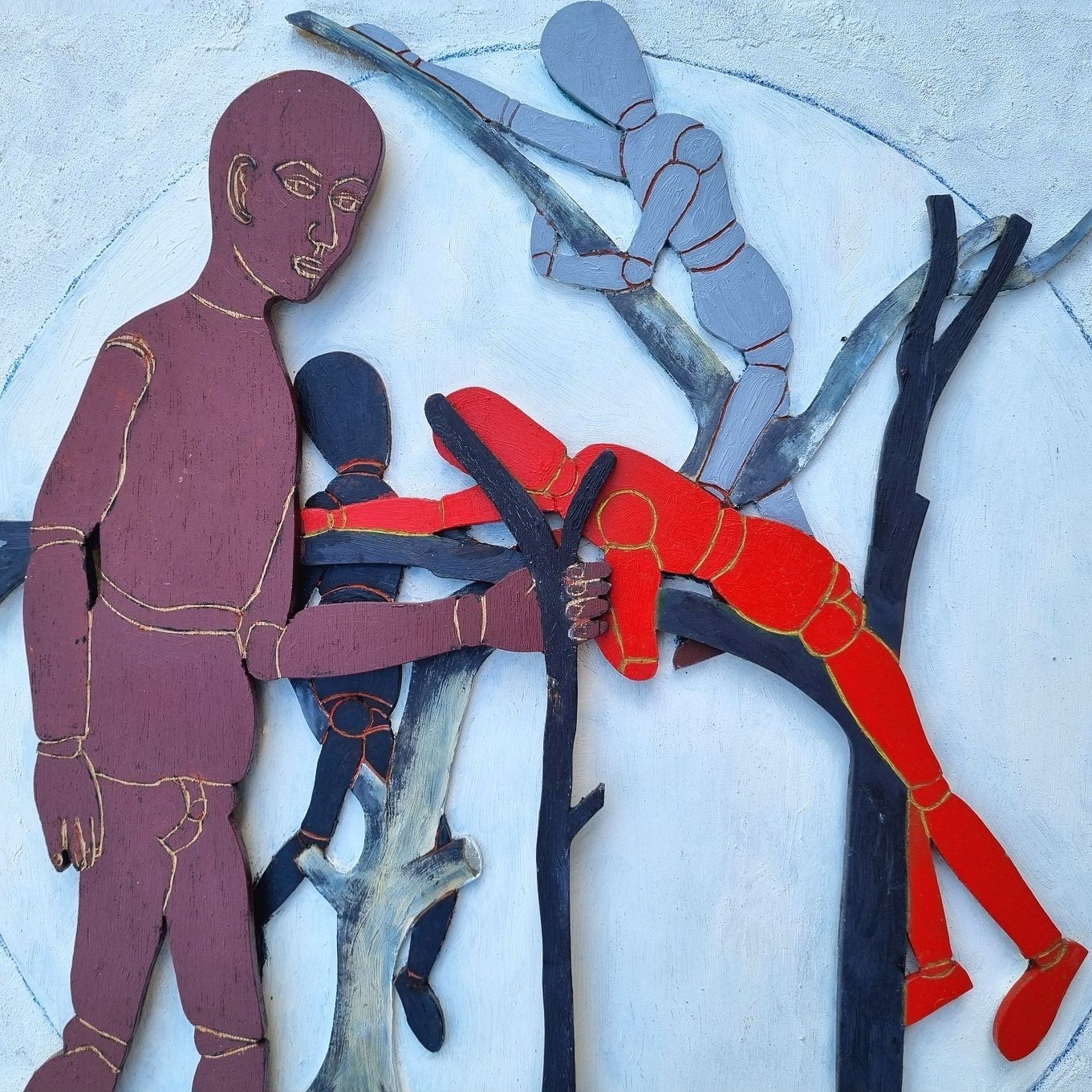 Derek Carruthers   Untitled Relief (Lay Figures), 2000s (Wooden Relief)