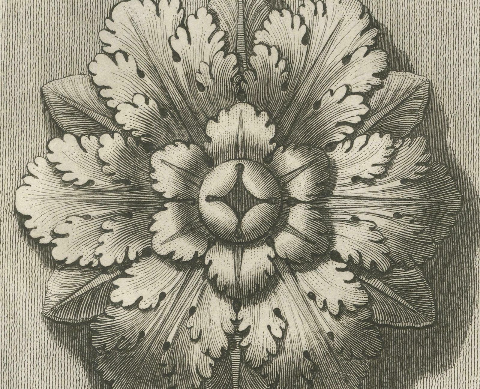 Ancient Rosette In The Temple Of Jupiter The Stayer, 1780 photo Art