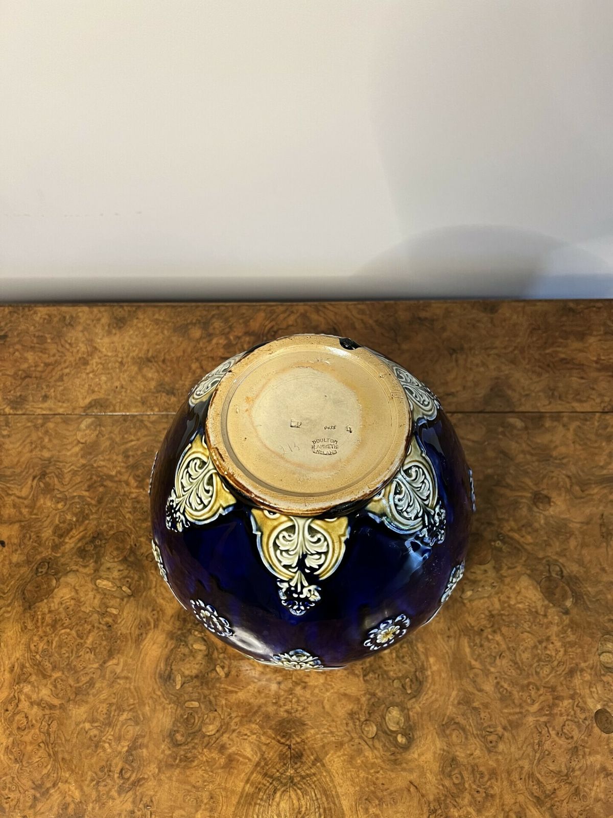 Wonderful Antique Quality Doulton Lambeth Jardiniere photo furniture