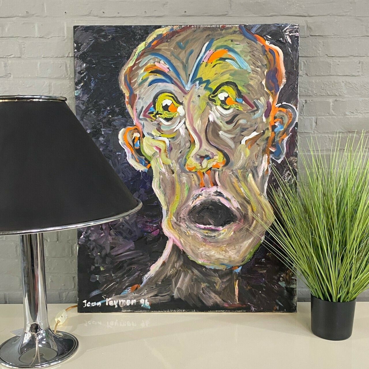 Painting By Jean Teymen '96   Oil On Canvas photo for sale