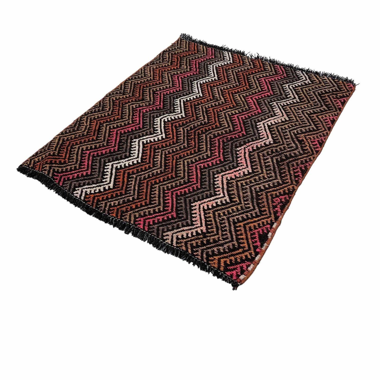 Traditioneel Turks Mini Kilimkleed, Vintage Anatolisch Turks Kelim 98 X 80 Cm photo 348.0