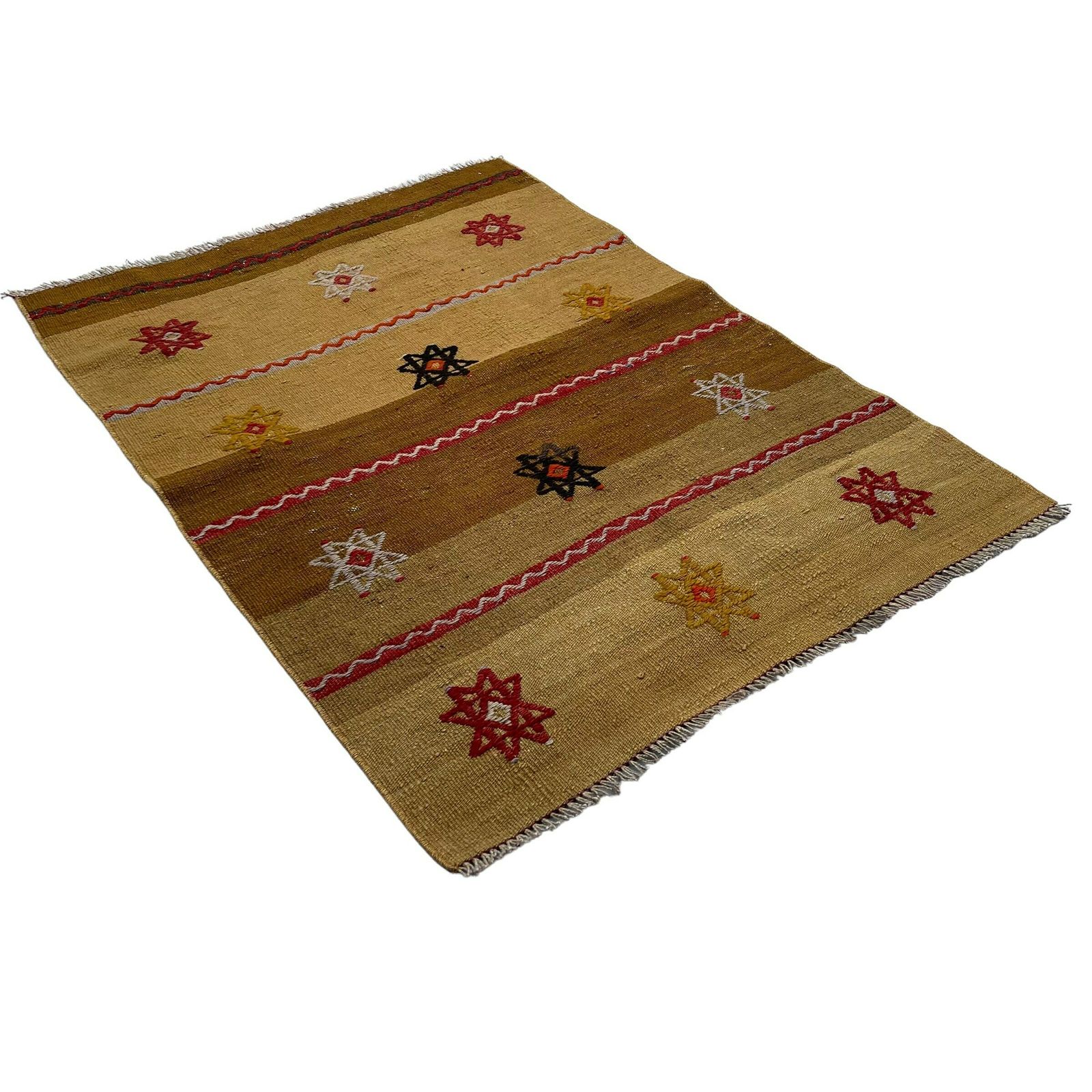 Traditioneel Turks Mini Kilimkleed, Vintage Anatolisch Turks Kelim 114 X 82 Cm photo furniture