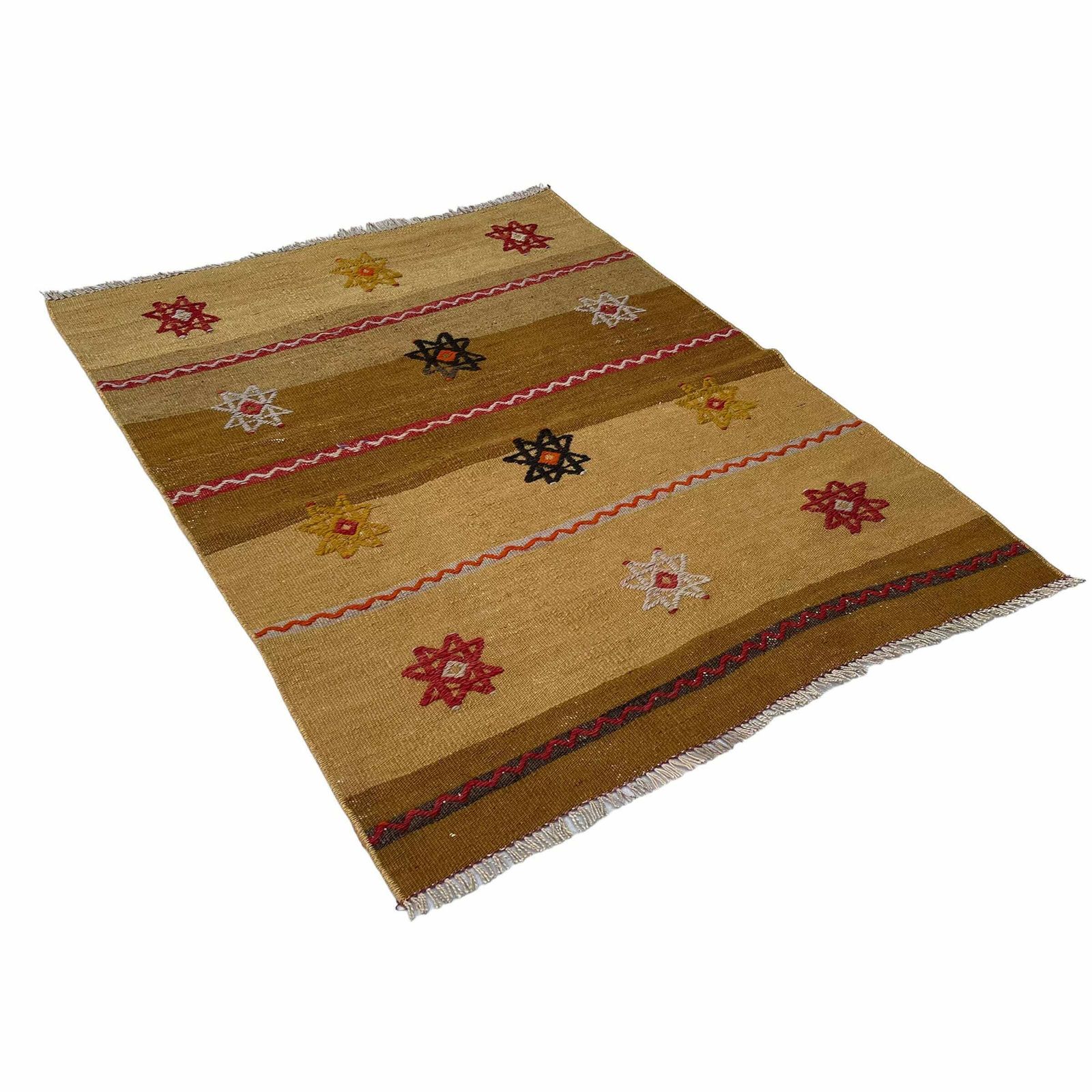 photo for sale Traditioneel Turks Mini Kilimkleed, Vintage Anatolisch Turks Kelim 114 X 82 Cm