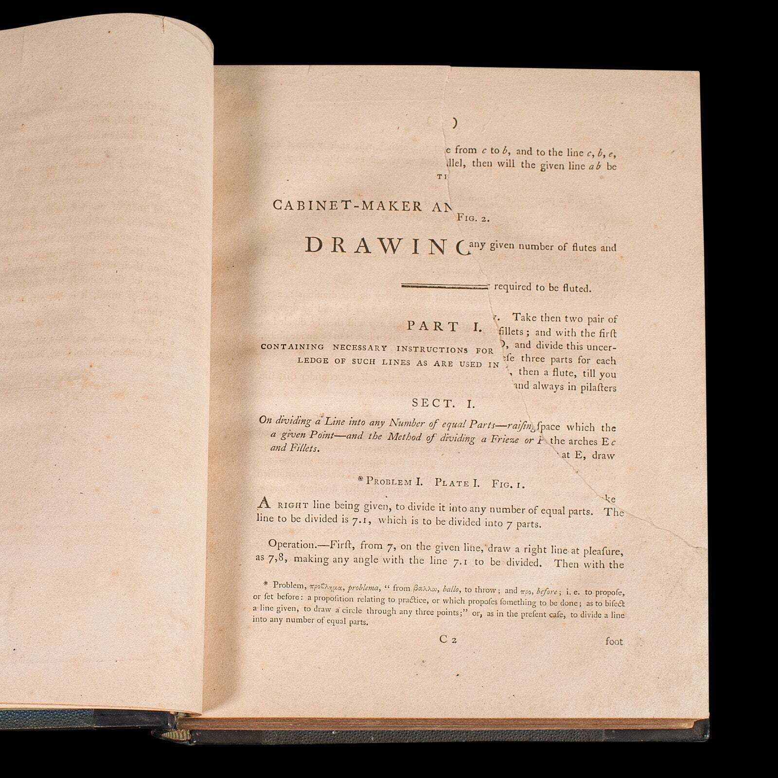 Antique Cabinet Maker's Drawing Book, Thomas Sheraton, English, Georgian, C.1812 photo Home Decor