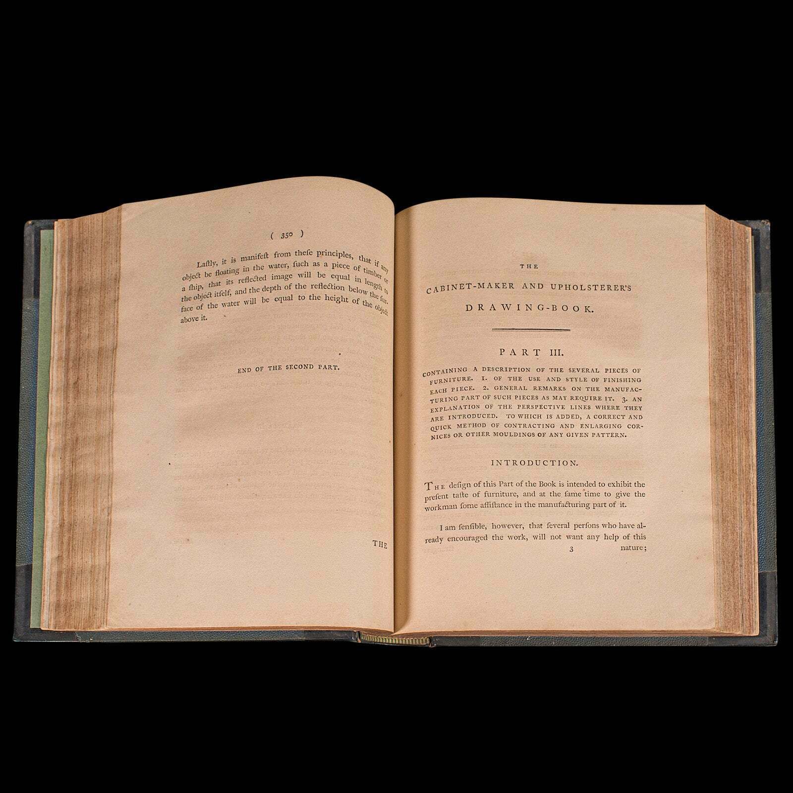 Antique Cabinet Maker's Drawing Book, Thomas Sheraton, English, Georgian, C.1812 photo vinterior