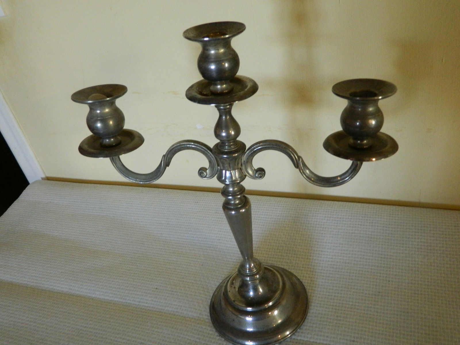 Metal Candelabra, Candelabra, Vintage Centerpiece, French Candle Holder, Candlestick, Candlesticks, Candle Holder, Candelabras, Candle Stick photo buy