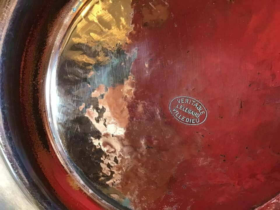 Rare Find, Villedieu Veritable, Lelegard Copper Tureen, Centerpiece Table Decor, Vintage Table, Soup Bowl, Copper Utensils photo vintage
