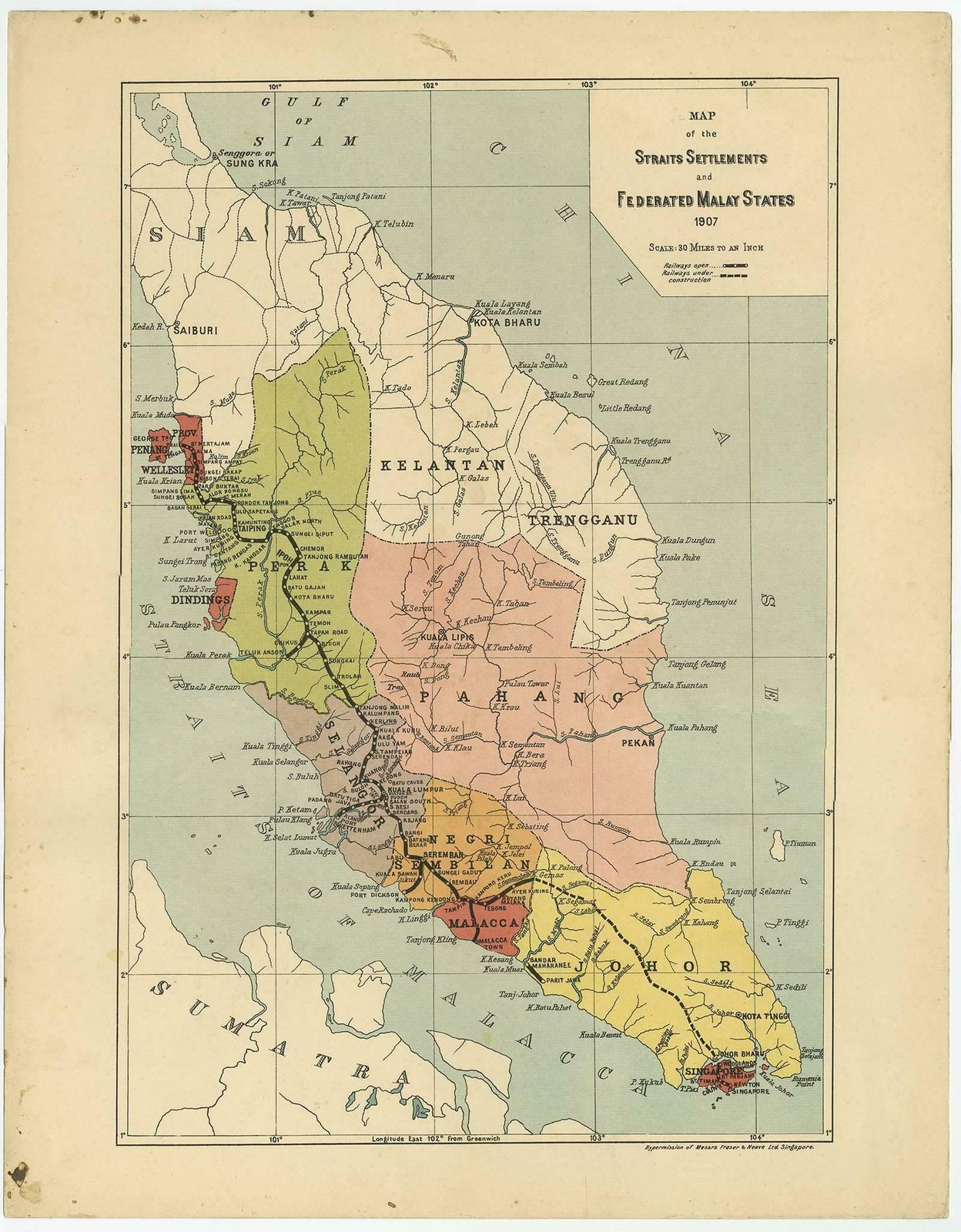 Malay Peninsula By C.J. Kleingrothe, 1907 photo furniture
