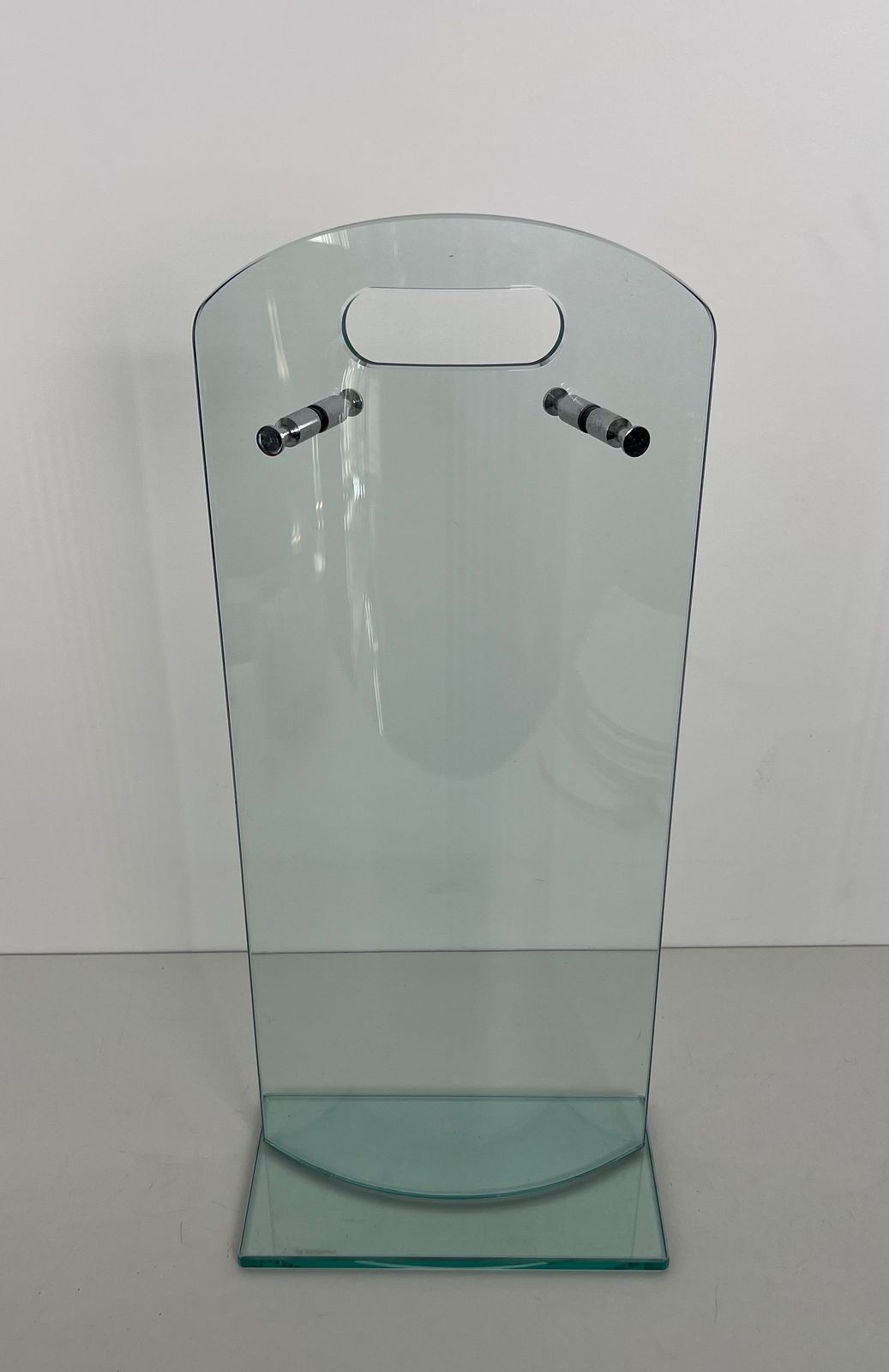 Design Fire Kit In Tempered Glass And Chrome photo vinterior